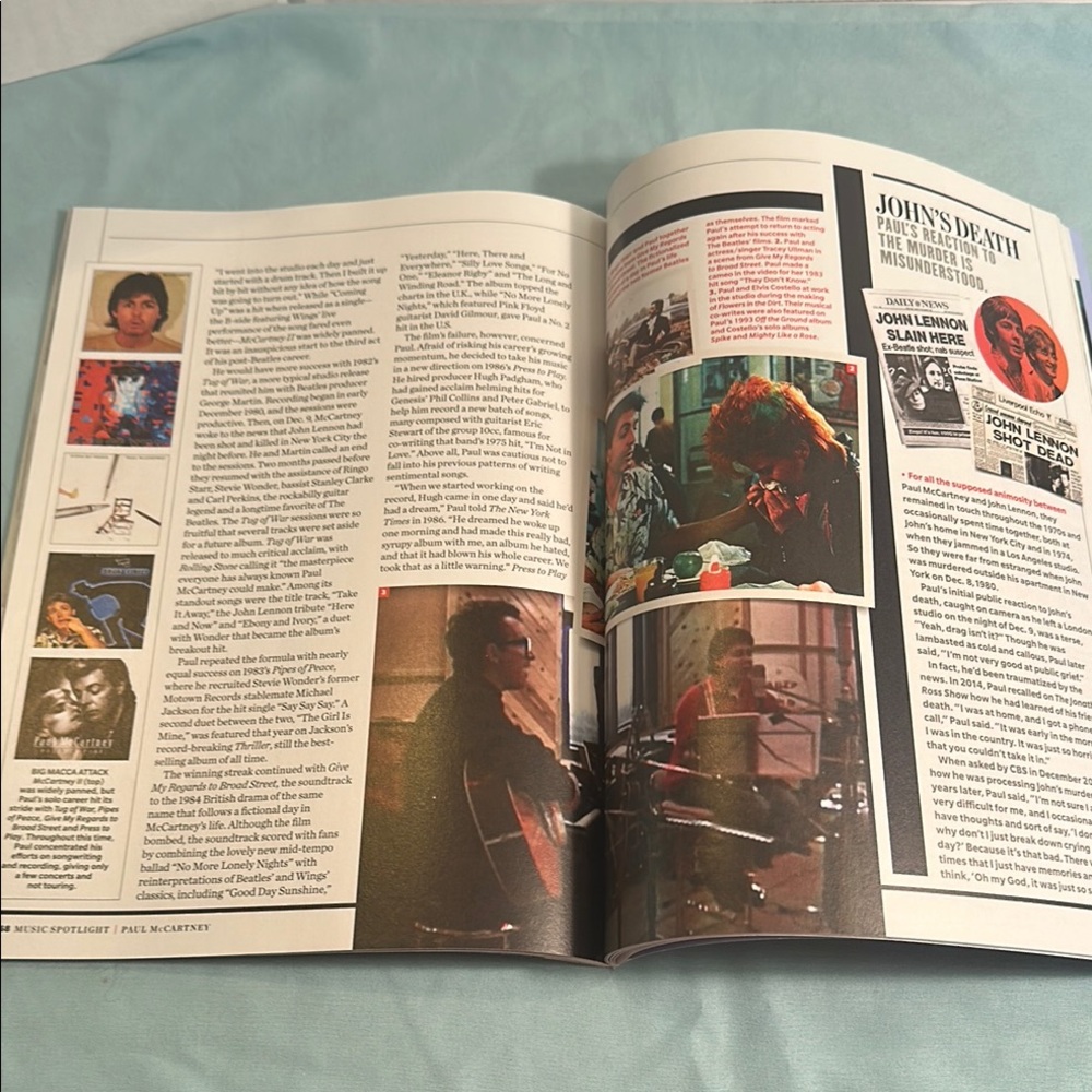 Brand NEW Paul McCartney Tribute Magazine music spotlight collector’s edition - Picture 5 of 5